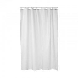 Vitt duschdraperi Match i textil 180×200 cm