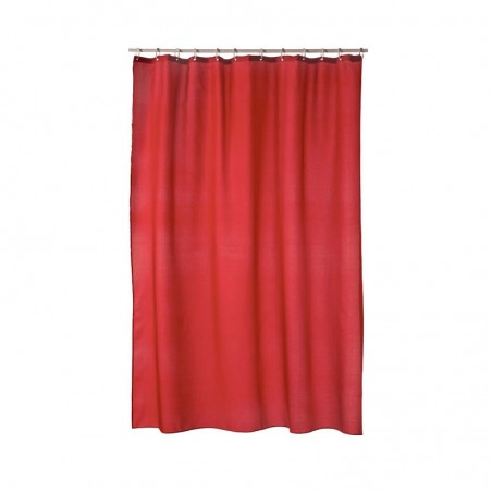Vitt duschdraperier  Match i textil 180×200 cm
