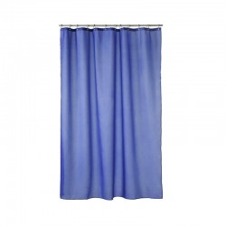 Himmelsblått duschdraperi Match i textil 180×200 cm