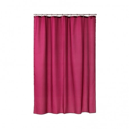 Vitt duschdraperier  Match i textil 180×200 cm