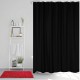 Svart duschdraperi Match i textil 180×200 cm