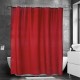 Rött duschdraperi Match i textil 180×200 cm