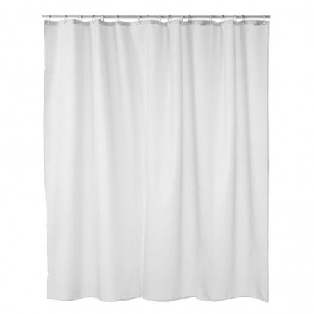 Vitt duschdraperi Match XL i textil 200×240 cm