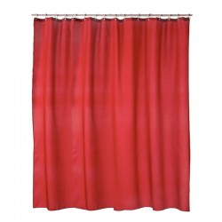 Vitt duschdraperier Match i textil 180×200 cm