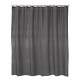 Grafit grått duschdraperi Match XL i textil 200×240 cm