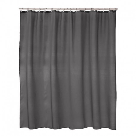 Grafit grått duschdraperi Match XL i textil 200×240 cm