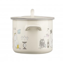 Mumin kastrull med lock Bon Appétit 2.5 liter i emalj från Muurla