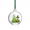 Mumin glaskula gran  7 cm i diameter