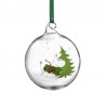 Mumin glaskula gran 7 cm i diameter