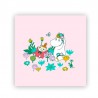 Mumin servetter Snorkmaiden and My pink från Opto design