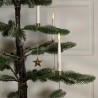 10  st LED julgransbelysning  stjärna .Höjd 15,2 cm, med fjärrkontroll