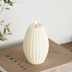 LED Ljus Stripe Cream 10x15 cm