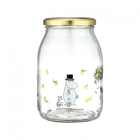 Mumin Glasburk Äpplen 1 liter