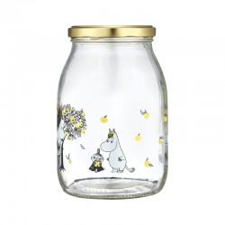 Mumin Glasburk Äpplen 1 liter