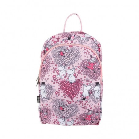 Mumin ryggsäck Sosuli  Vänner rosa