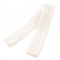 Stickade enfärgade benvärmare