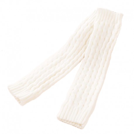 Stickade enfärgade benvärmare