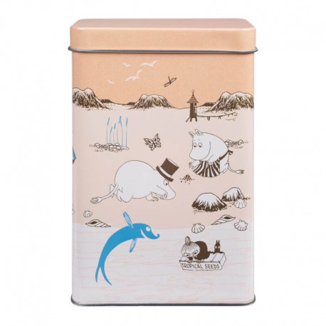 Mumin kaffeburk strandtur, orange