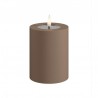 LED Blockljus Utomhus Mocca 7,5x10 cm