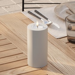 LED Blockljus Utomhus Sand 7,5x15 cm