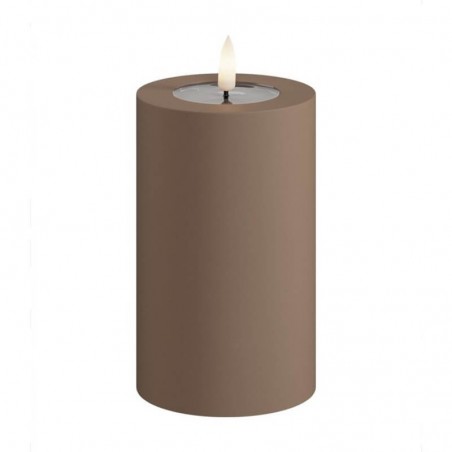 LED Blockljus Utomhus Mocca 7,5x12,5 cm