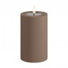 LED Blockljus Utomhus Mocca 7,5x15 cm