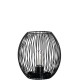 Lanterna Casolare svart med LED 18 cm
