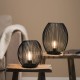 Lanterna Casolare svart med LED 18 cm