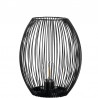 Lanterna Leonardo Casolare svart med led 18 cm