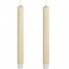 LED Kronljus 2,2x24 cm Cream 2-pack