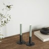 LED Kronljus 2,2x15 cm Sage Green 2-pack