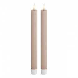 LED Kronljus 2,2x24 cm Rosa 2-pack