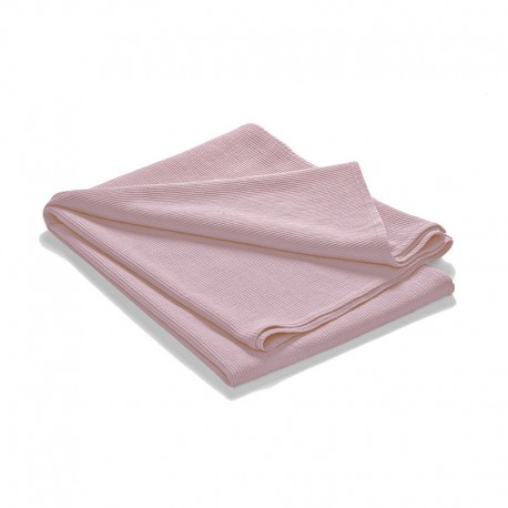 Överkast Stonewashed 180x260 cm Stripes dusty rose