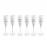 CHEERS No.1. Champagneglas med print Save Water Drink Champagne 6-pack