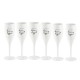 CHEERS No.1. Champagneglas med print Make Dreams Happen 6-pack