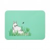 Mumin plåtburk In the Garden – Pojkar ljusgrön 14,5 x 10,5 x 5,5 cm