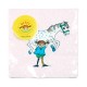 Pippi Pappersservetter Pippi & Lilla Gubben 33×33 cm