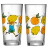 Pippi Långstrump Dricksglas Lemonade 25 cl 2-pack