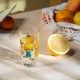 Muurla Pippi glas med citroner och apelsiner