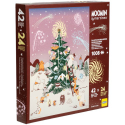 Moomin Christmas puzzle calendar by Peliko