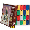 24 numbered boxes in the Moomin puzzle calendar
