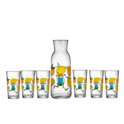 Pippi Lemonade Pitcher & 6 Glasses | Muurla
