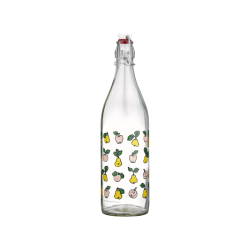 Pippi Långstrump Glasflaska Fruits 1 liter med Patentkork | Muurla