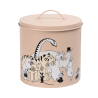 Mumin Förvaringsburkar för Husdjur Beige/Rosa 2-pack