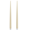 Eleganta LED-kronljus Shiny i cream, 38 cm, 2-pack