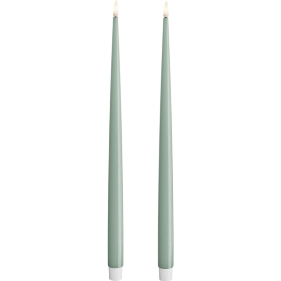 LED Kronljus Shiny Ljusgrön 38 cm, 2-pack