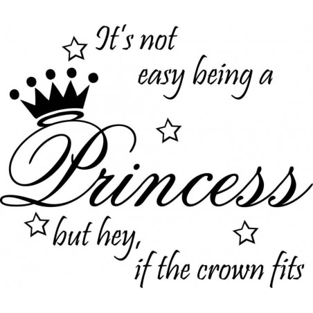 Väggdekor princessa