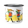 Emaljmugg Pippi Långstrump
