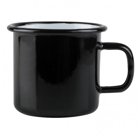 Emaljmugg Basic Svart