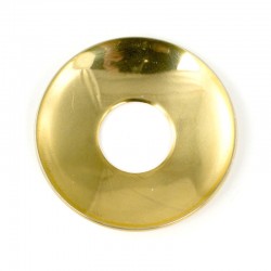 Ljusmanschett i guldfärgad metall för kronljus